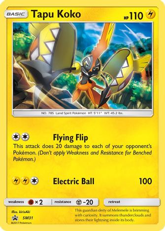 Tapu Koko - SM31 - SM Promos