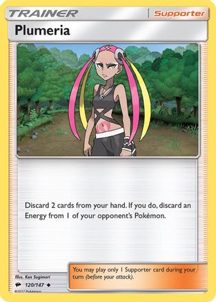 Plumeria 120/147  SM  Burning Shadows - Uncommon
