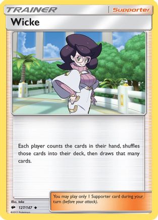 Wicke 127/147  SM  Burning Shadows - Uncommon