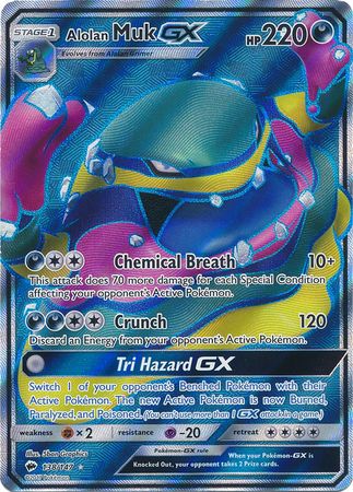 Alolan Muk GX (Full Art) - 138/147 - Ultra Rare