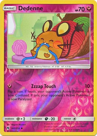 Dedenne - 142/214 - Uncommon - Reverse Holofoil