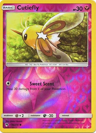Cutiefly - 145/214 - Common - Reverse Holofoil