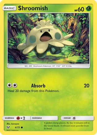 Shroomish 004/73  Shining Legends - Common