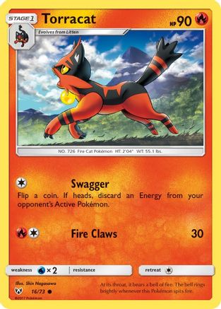 Torracat 016/73  Shining Legends - Common