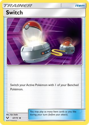 Switch 067/73  Shining Legends - Uncommon
