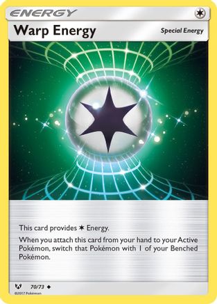 Warp Energy 070/73  - Reverse Holofoil Shining Legends - Uncommon