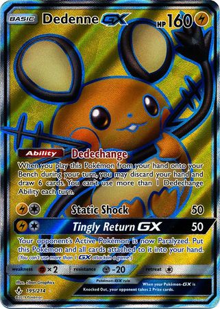 Dedenne GX (Full Art) - 195/214 - Ultra Rare