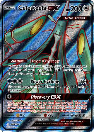 Celesteela GX (Full Art) - 208/214 - Ultra Rare