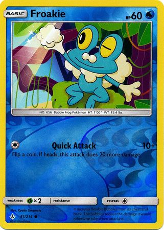 Froakie - 51/214 - Common - Reverse Holofoil