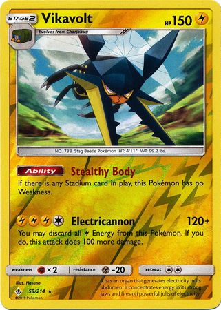 Vikavolt - 59/214 - Reverse Holofoil Rare
