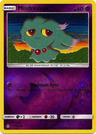 Misdreavus - 77/214 - Common - Reverse Holofoil