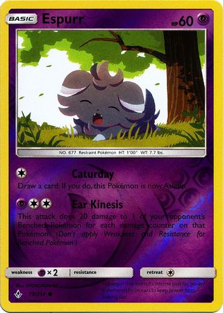 Espurr - 79/214 - Common - Reverse Holofoil