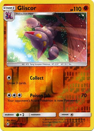 Gliscor - 99/214 - Uncommon - Reverse Holofoil