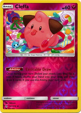 Cleffa - 131/214 - Uncommon - Reverse Holofoil