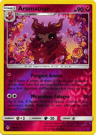 Aromatisse - 142/214 - Rare - Reverse Holofoil