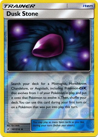 Dusk Stone - 167/214 - Uncommon - Reverse Holofoil