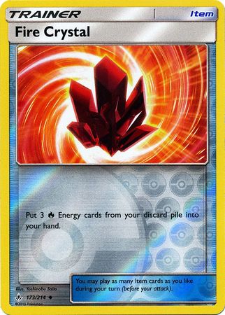 Fire Crystal - 173/214 - Uncommon - Reverse Holofoil