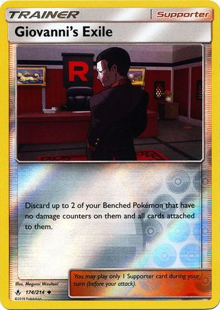 Giovanni's Exile - 174/214 - Uncommon - Reverse Holofoil