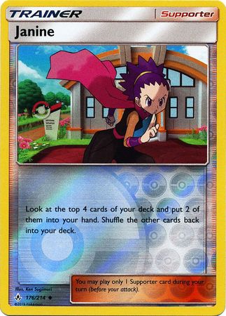 Janine - 176/214 - Uncommon - Reverse Holofoil