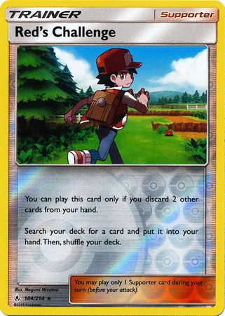 Red's Challenge - 184/214 - Reverse Holofoil Rare