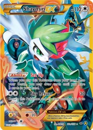 Shaymin EX - 077a/108 - Alternate Art Promos