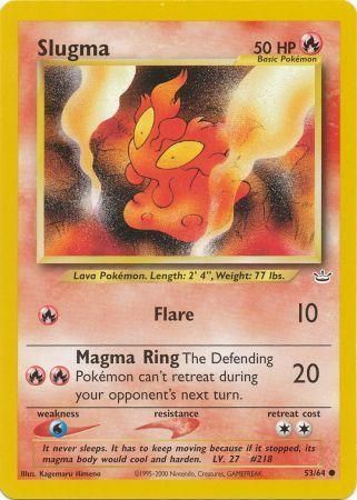 Slugma - 53/64 - Common - Unlimited Edition - (NM)