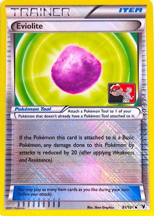 Eviolite 091/101  - Reverse Holofoil League & Championship Cards - Promo