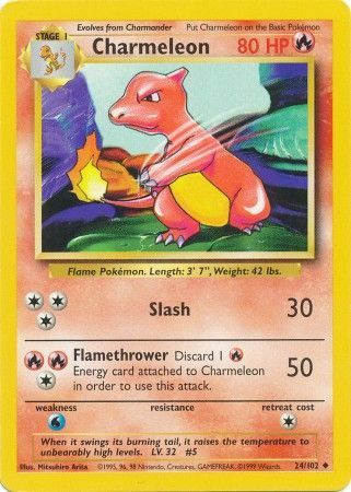 Charmeleon - 024/102 - Uncommon - Unlimited Edition - (LP)