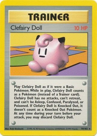 Clefairy Doll - 070/102 - Rare - Unlimited Edition - (MP)