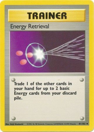 Energy Retrieval - 081/102 - Uncommon - Unlimited Edition - (LP)