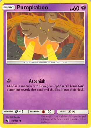 Pumpkaboo 044/111  SM  Crimson Invasion - Common