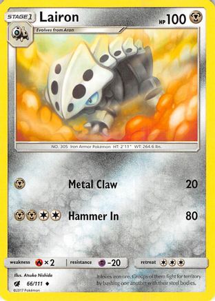 Lairon 066  SM  Crimson Invasion - Uncommon