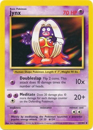 Jynx - 031/102 - Uncommon - Unlimited Edition - (MP)