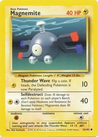 Magnemite - 053/102 - Common - Unlimited Edition - (MP)