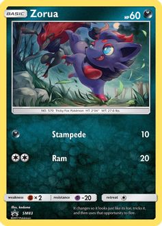 Zorua - SM83 - SM Promos