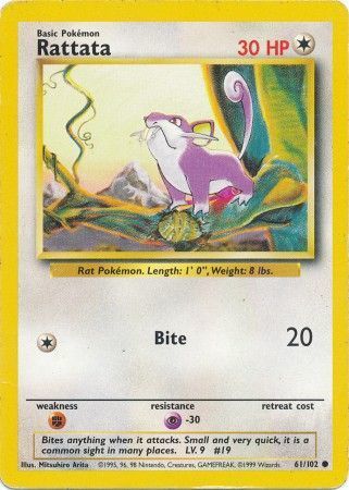 Rattata - 061/102 - Common - Unlimited Edition - (LP)