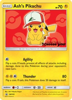 Ash's Pikachu - SM109 - SM Promos