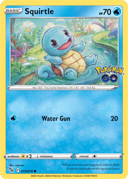 Squirtle - 015/078 - Common - Reverse Holo