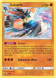 Lucario - SM54 - SM Promos