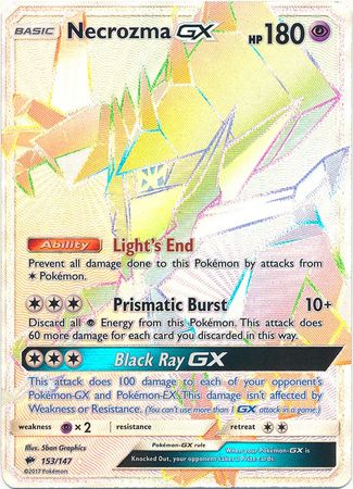 Necrozma GX (Secret) - 153/147 - Secret Rare