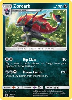 Zoroark - SM89 - SM Promos