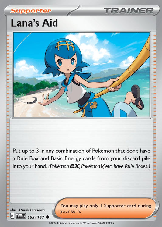 Lana's Aid - 155/167 - Uncommon - Reverse Holo