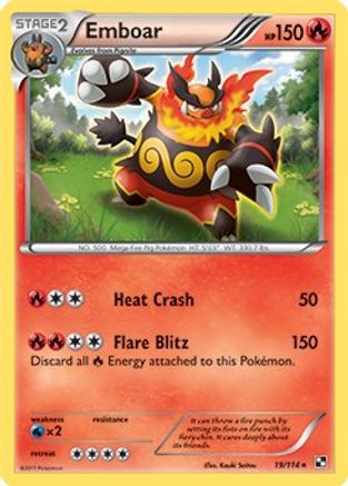 Emboar 019/114  Deck Exclusives - Rare