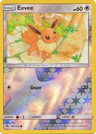 Eevee - 155/214 - Common - Reverse Holofoil
