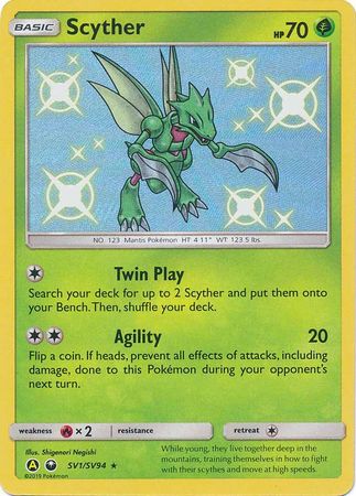 Scyther - SV1/SV94 - Shiny Holo Rare