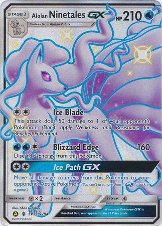 Alolan Ninetales GX - SV53/SV94 - Shiny Holo Rare
