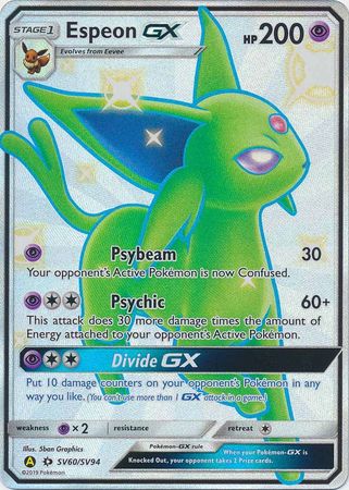 Espeon GX - SV60/SV94 - Shiny Holo Rare