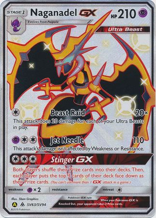Naganadel GX - SV63/SV94 - Shiny Holo Rare