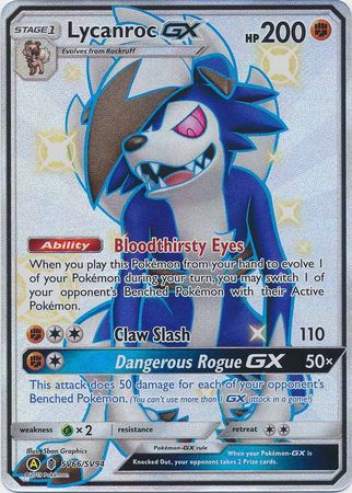 Lycanroc GX (SV66) - SV66/SV94 - Shiny Holo Rare