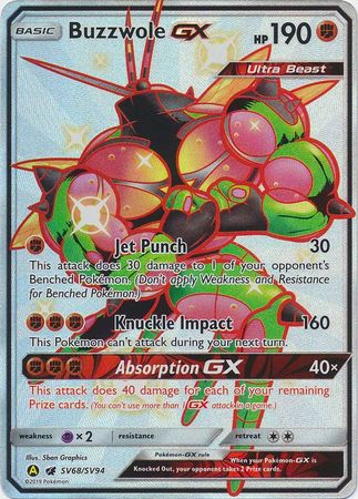 Buzzwole GX - SV68/SV94 - Shiny Holo Rare